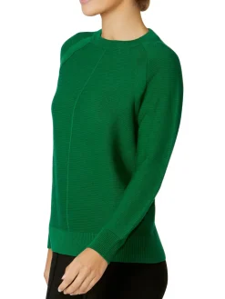 Anthea Crawford Knitwear<Alexis Green Knit Sweater Jade