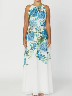 Anthea Crawford Mother Of The Bride|Floor Length Gowns<Fleur Gown Blue