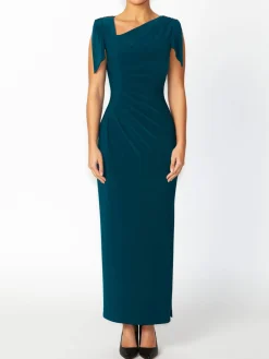 Anthea Crawford Mother Of The Bride|Jersey Dresses<Hebe Jersey Gown Petrol