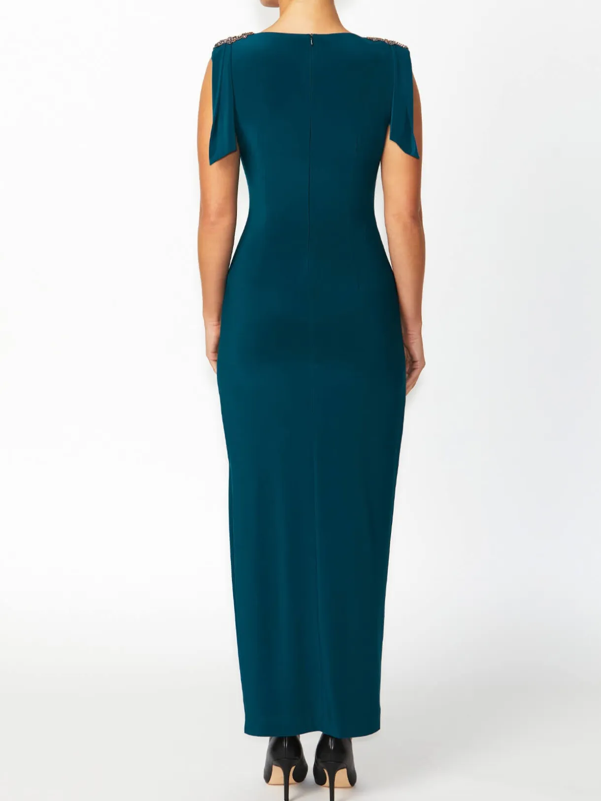 Anthea Crawford Mother Of The Bride|Jersey Dresses<Hebe Jersey Gown Petrol