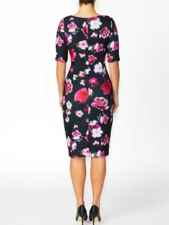 Anthea Crawford Event Dresses<Milena Floral Dress Black