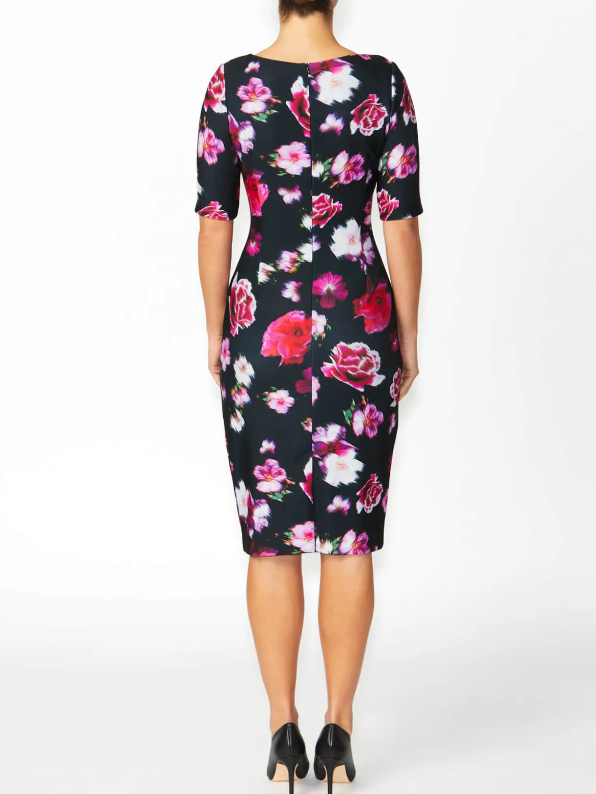 Anthea Crawford Event Dresses<Milena Floral Dress Black