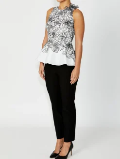 Anthea Crawford Pants<Nancy Bengaline Pant Black