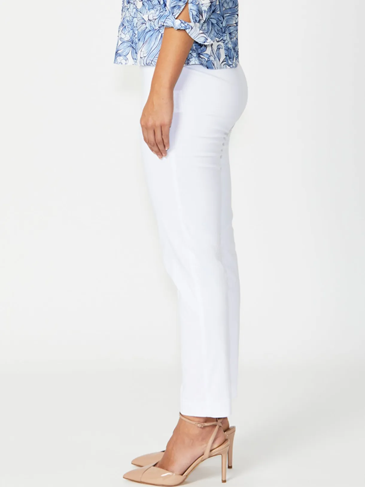 Anthea Crawford Pants<Nancy Bengaline Pant White