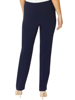 Anthea Crawford Pants<Crepe Straight Leg Pant Navy