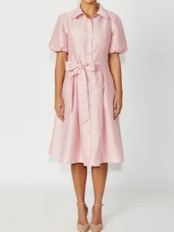 Anthea Crawford Mother Of The Bride|Event Dresses<Simone Pink Shirtdress Light pink