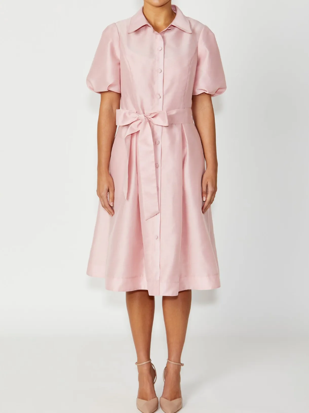 Anthea Crawford Mother Of The Bride|Event Dresses<Simone Pink Shirtdress Light pink