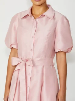 Anthea Crawford Mother Of The Bride|Event Dresses<Simone Pink Shirtdress Light pink