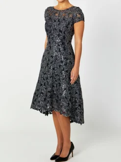 Anthea Crawford Mother Of The Bride|Event Dresses<Stellar Sequin A-Line Dress Navy
