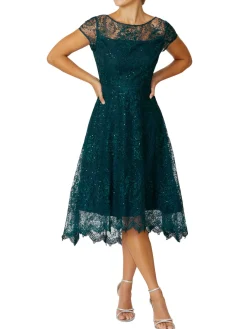 Anthea Crawford Mother Of The Bride|Event Dresses<Stellar A-Line Dress Teal