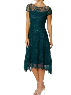 Anthea Crawford Mother Of The Bride|Event Dresses<Stellar A-Line Dress Teal