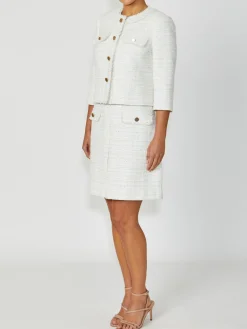Anthea Crawford Coats & Jackets<Tabitha Tweed Jacket Ivory