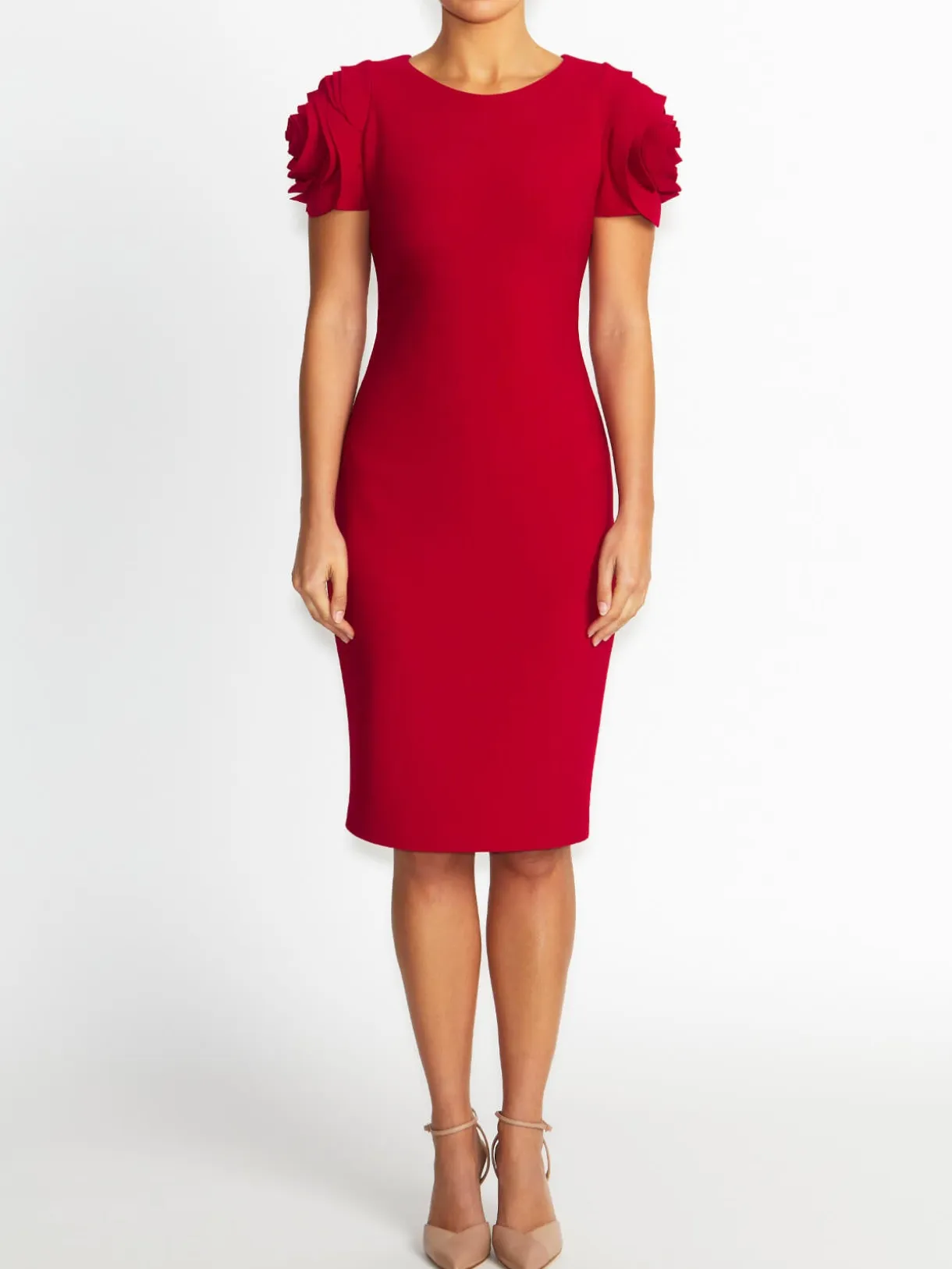 Anthea Crawford Mother Of The Bride|Event Dresses<Thea Red Dress Flame