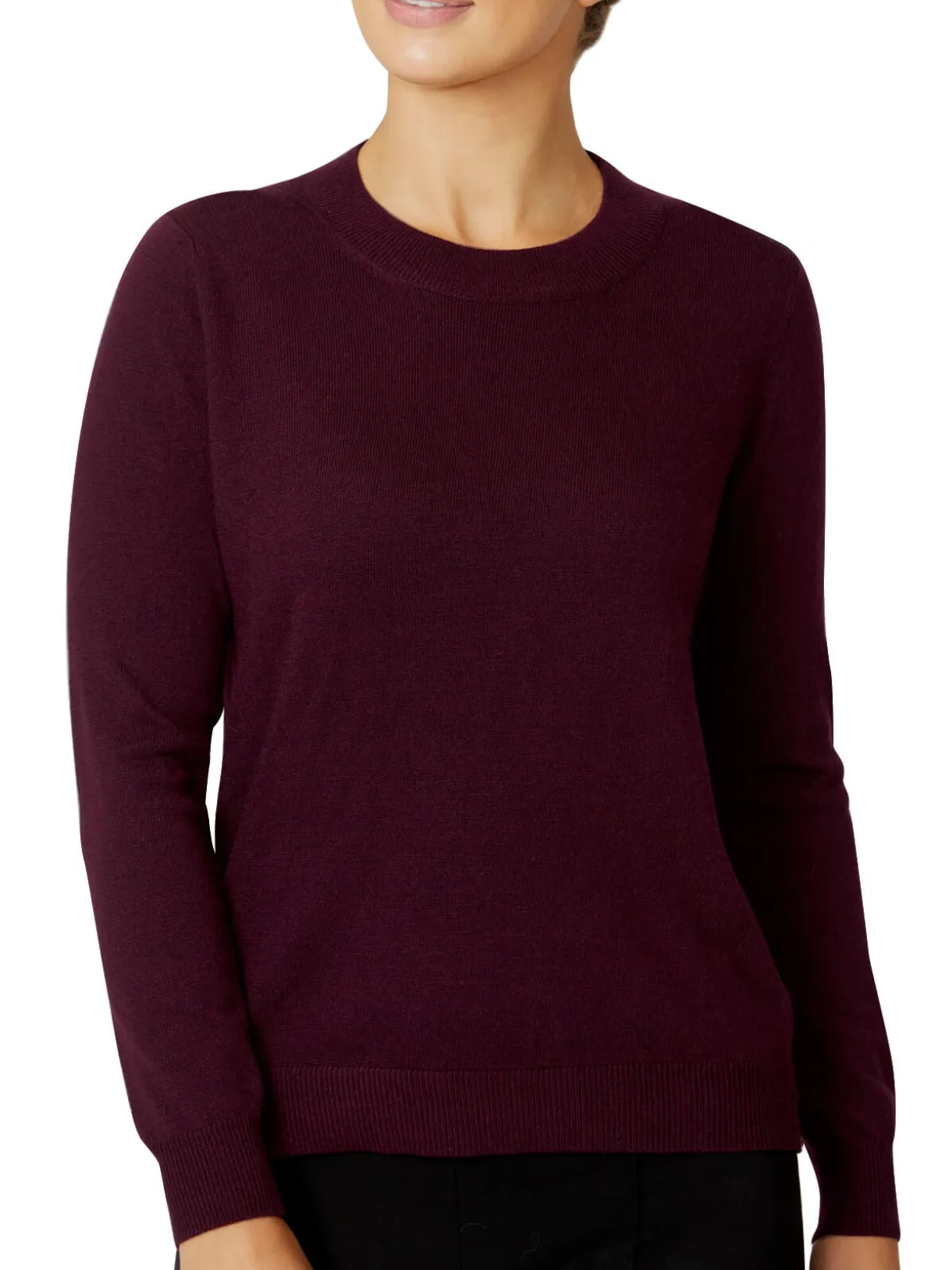 Anthea Crawford Knitwear<Verna Berry Knit Sweater MARLE BERRY