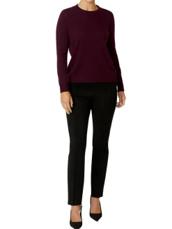 Anthea Crawford Knitwear<Verna Berry Knit Sweater MARLE BERRY