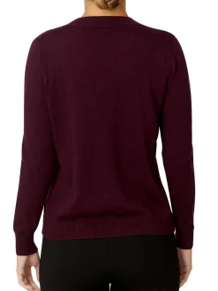 Anthea Crawford Knitwear<Verna Berry Knit Sweater MARLE BERRY